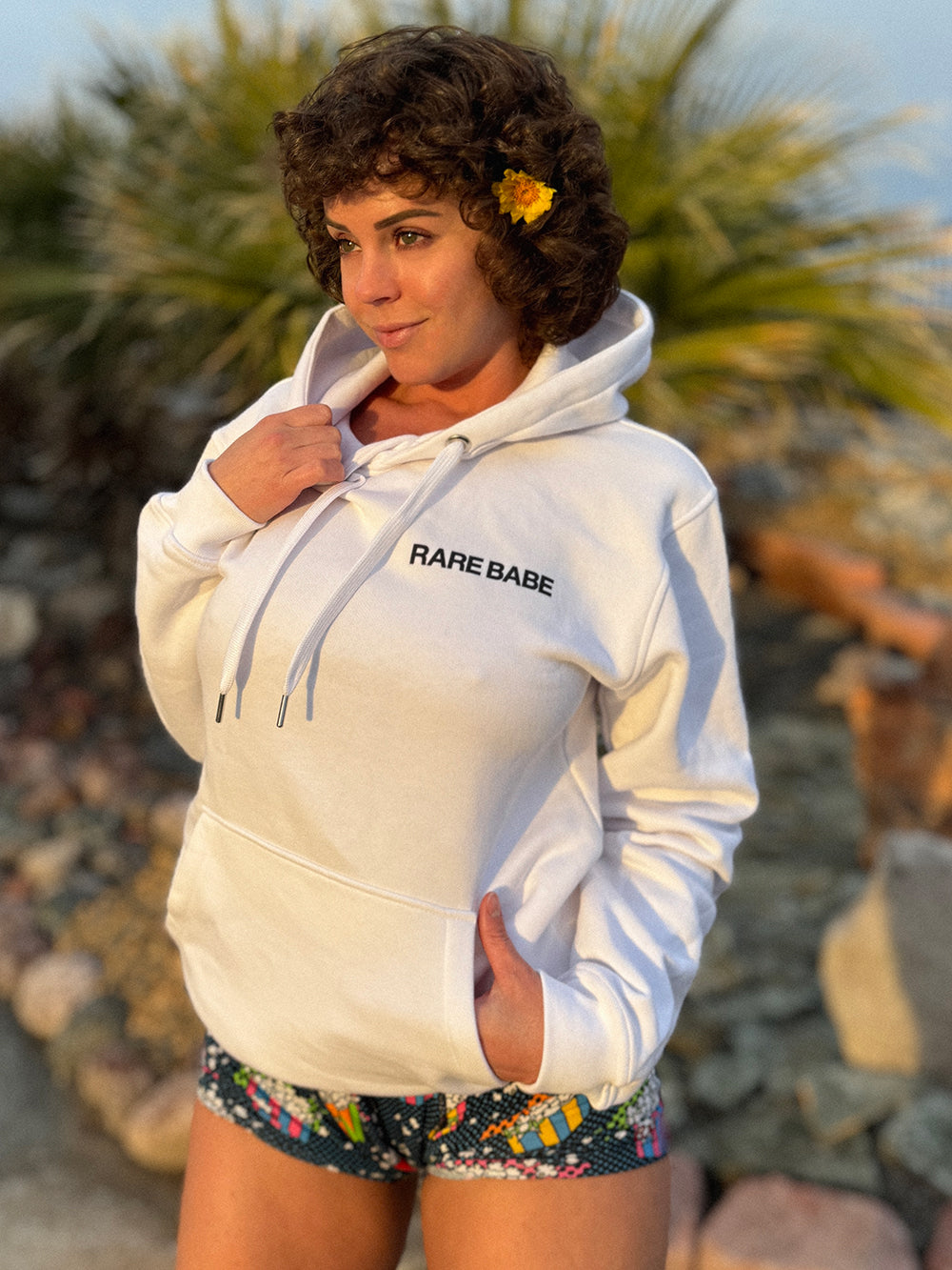 RareBabe White Hoodie