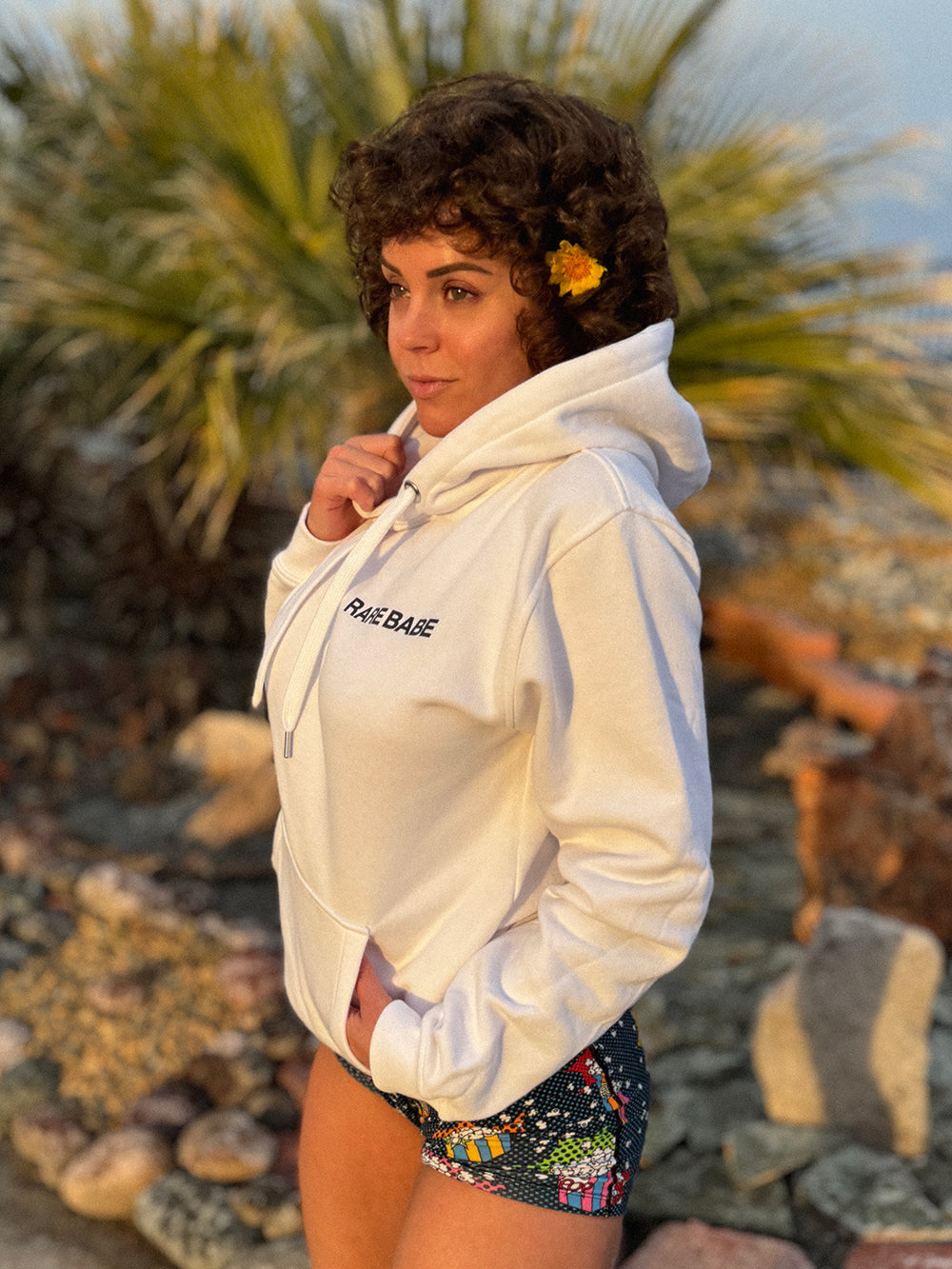 RareBabe White Hoodie