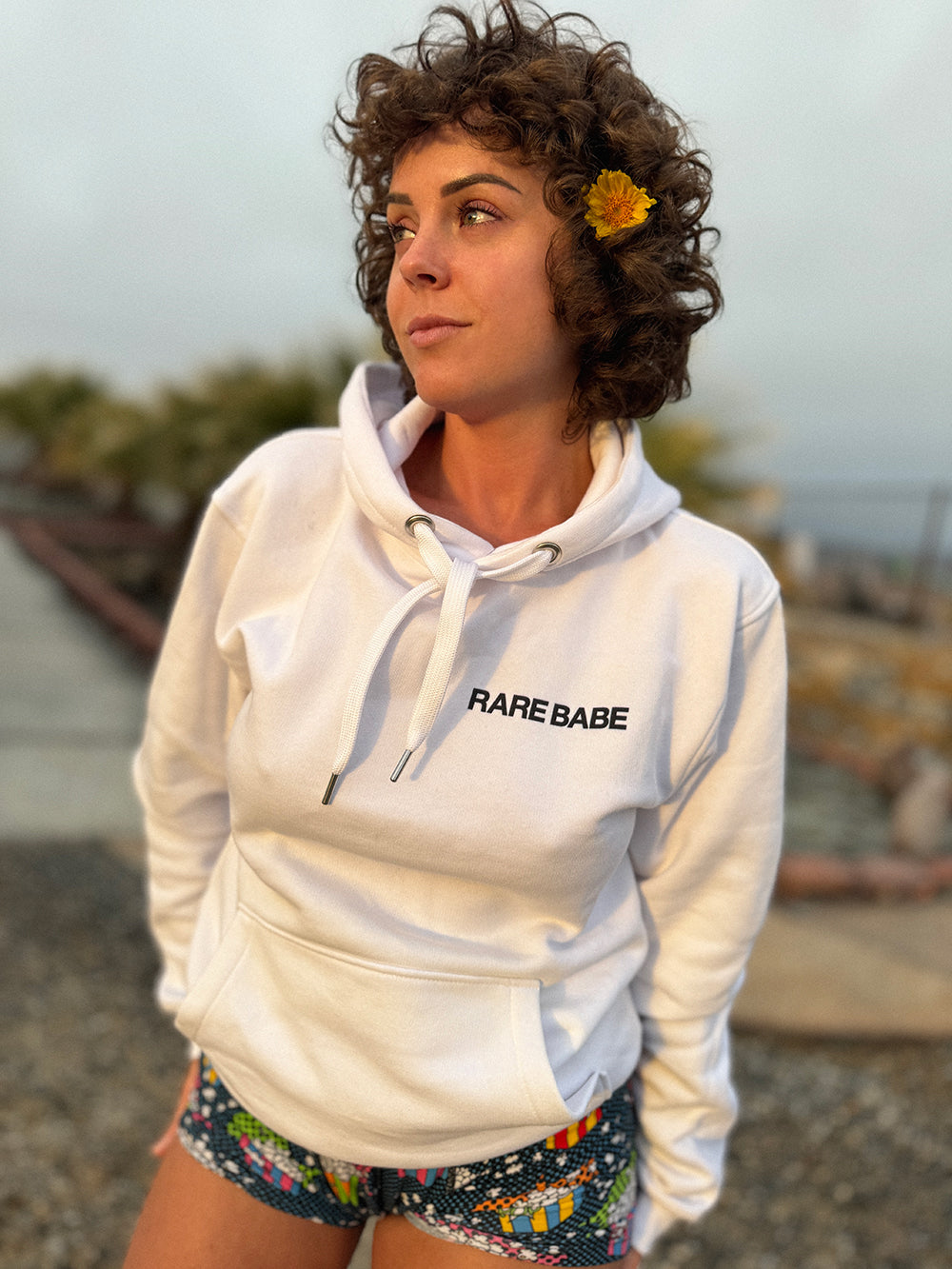 RareBabe White Hoodie